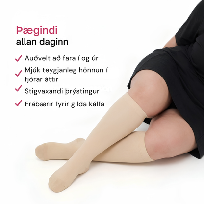 Fraya þrýstisokkar – Léttir fætur, allan daginn