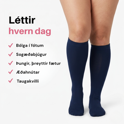 Fraya þrýstisokkar – Léttir fætur, allan daginn