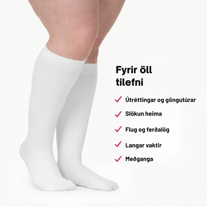 Fraya þrýstisokkar – Léttir fætur, allan daginn